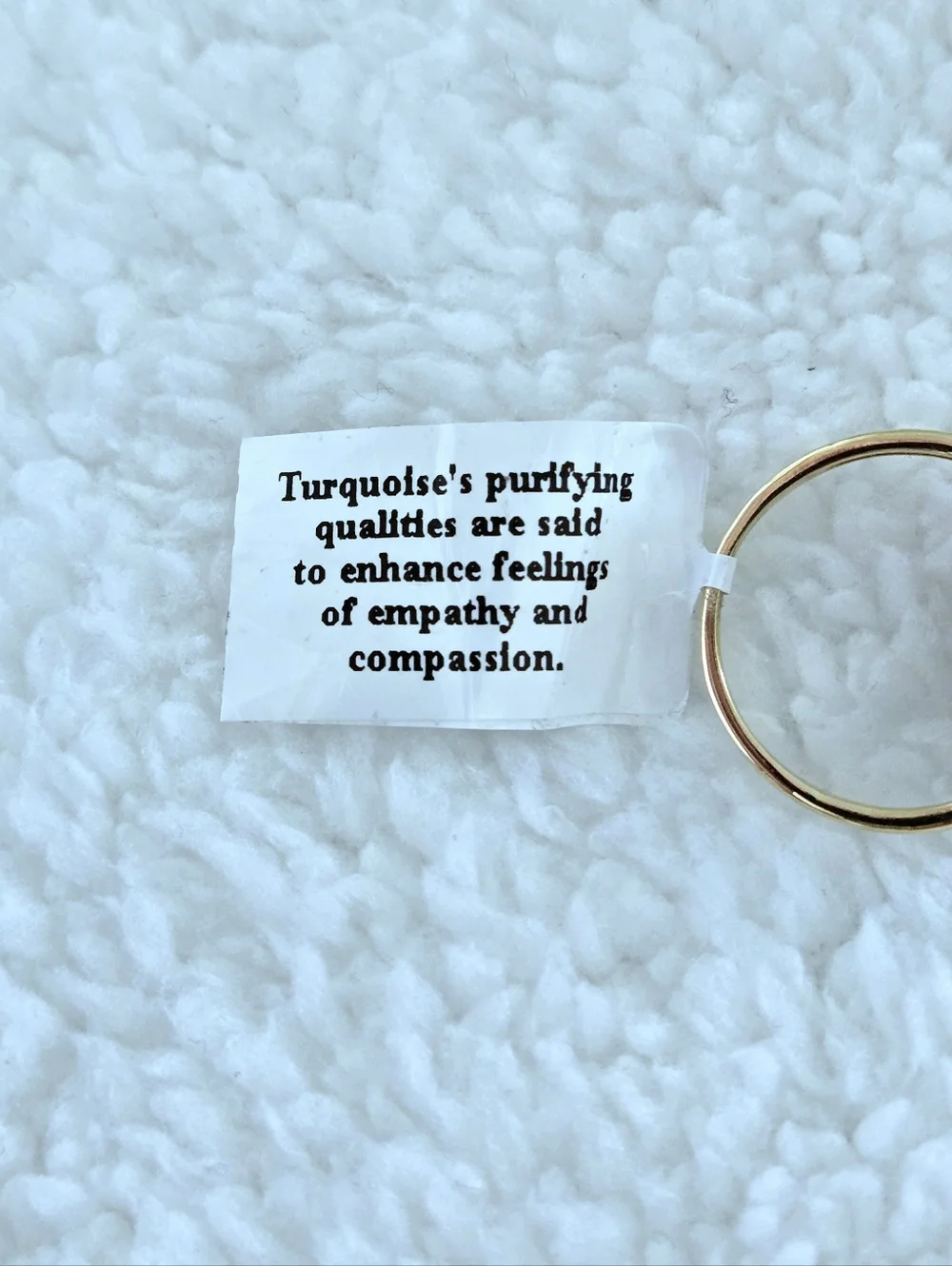 Shivam Misshapened Copper Turquoise Ring💍 - NWT